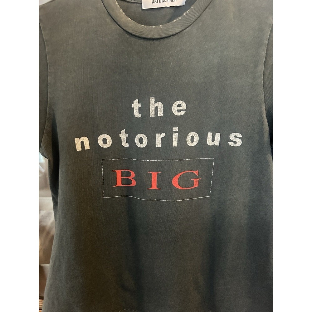 THE NOTORIOUS B.I.G. STACKED VINTAGE TEE BY DAYDREAMER - Picture 2 of 4